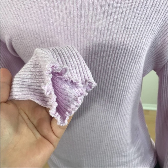 J.Crew • Button Shoulder Ribbed Turtleneck Sweater - Picture 4 of 4